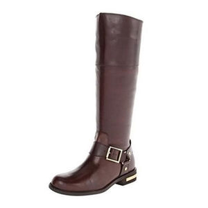 Vince Camuto 8 Kallie Knee High Riding Boot Brown
